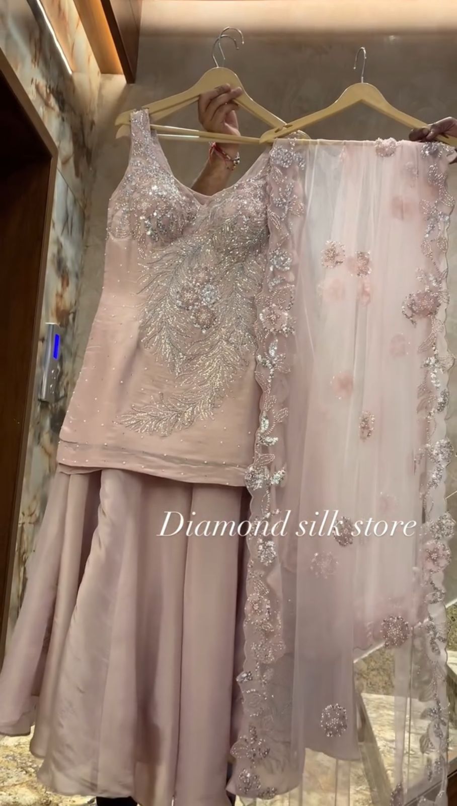 Rosé Sitara Sharara Set