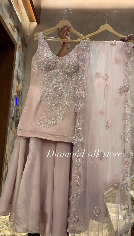 Rosé Sitara Sharara Set