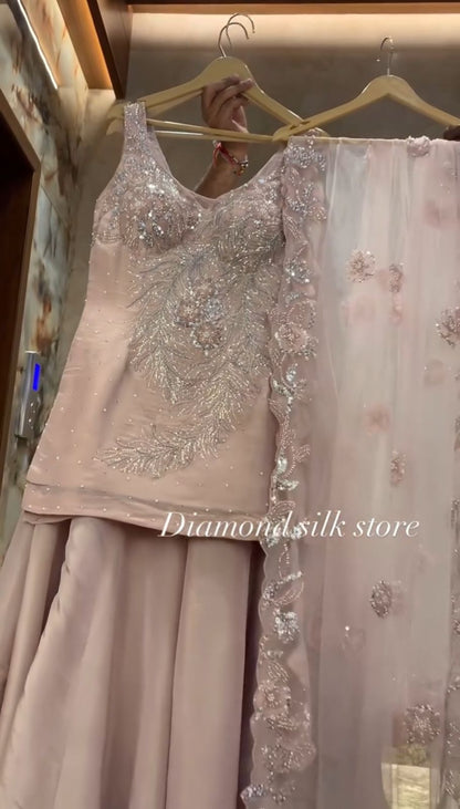 Rosé Sitara Sharara Set