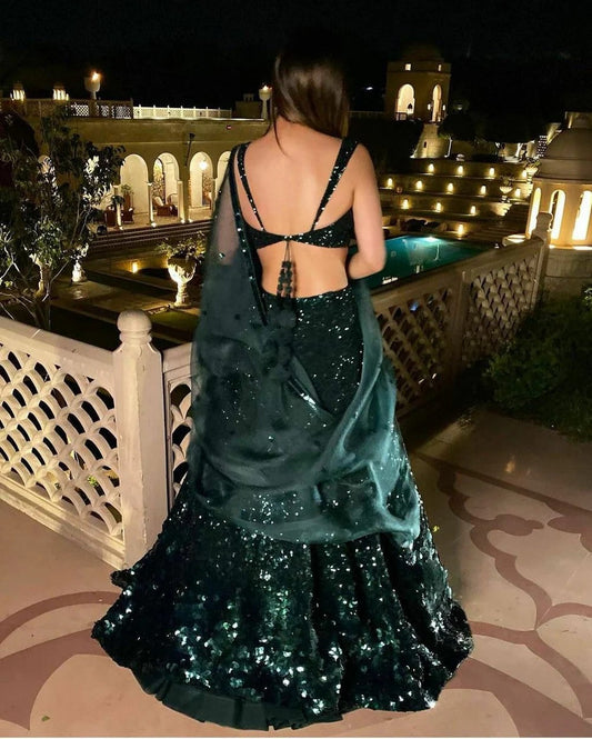 Emerald Glow Lehenga Choli