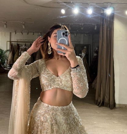 Ivory Royale Embellished Lehenga