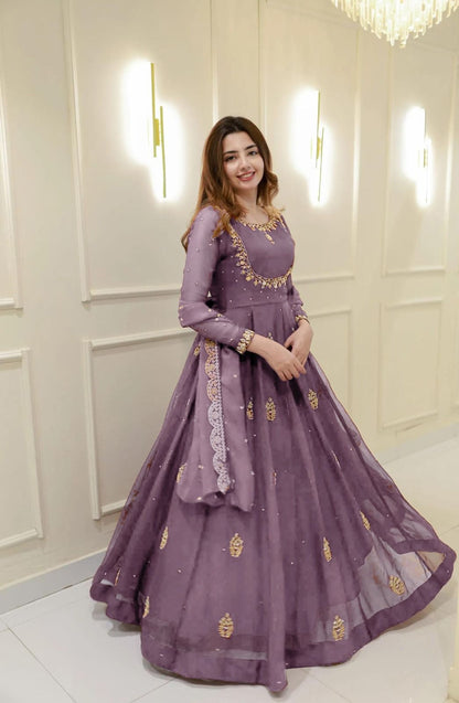 Aafreen Georgette Anarkali Gown