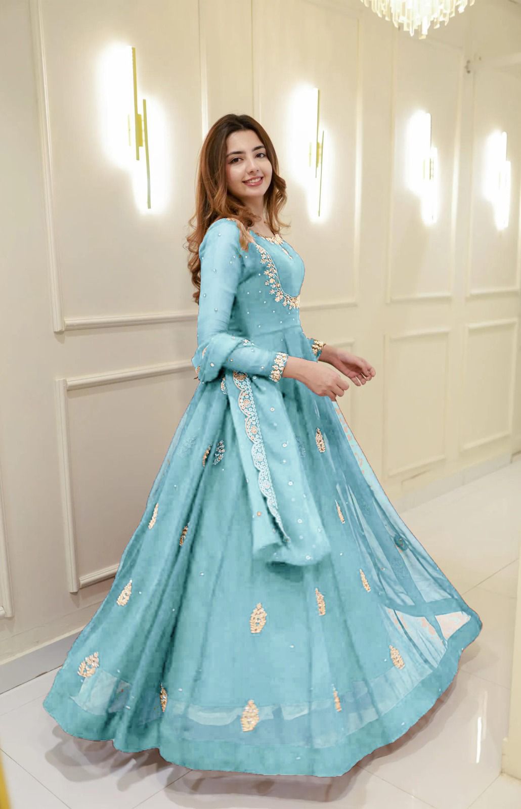 Aafreen Georgette Anarkali Gown