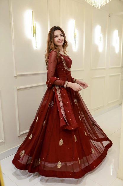 Aafreen Georgette Anarkali Gown