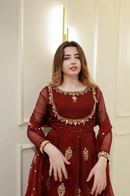 Aafreen Georgette Anarkali Gown