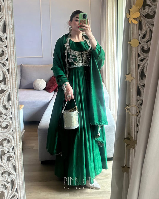 Riwaayat-E-Panna Couture Anarkali Gown