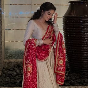 Leela Noor Gown With Dupatta