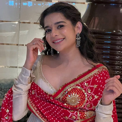 Leela Noor Gown With Dupatta