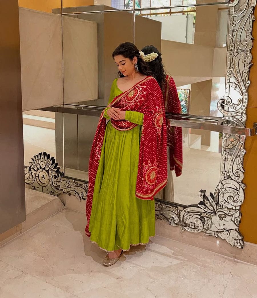 Leela Noor Gown With Dupatta