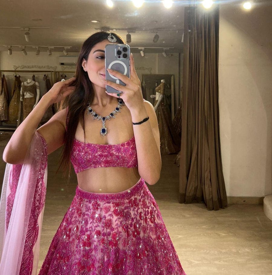 Fuschia Pink Dream Lehenga Set