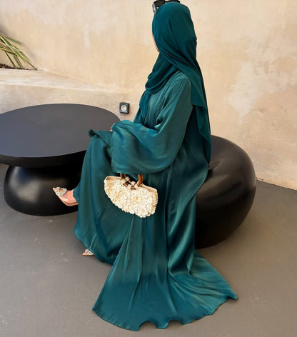 Emerald Shimmer  Abaya