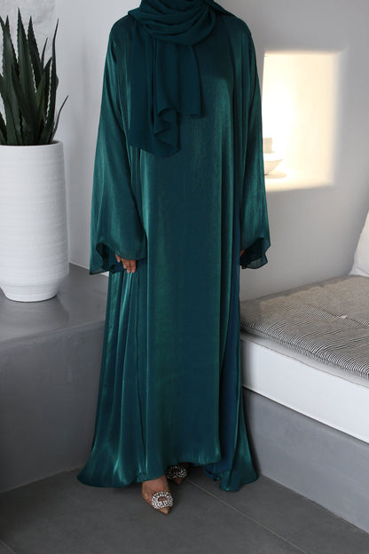 Emerald Shimmer  Abaya