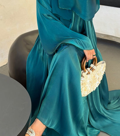 Emerald Shimmer  Abaya